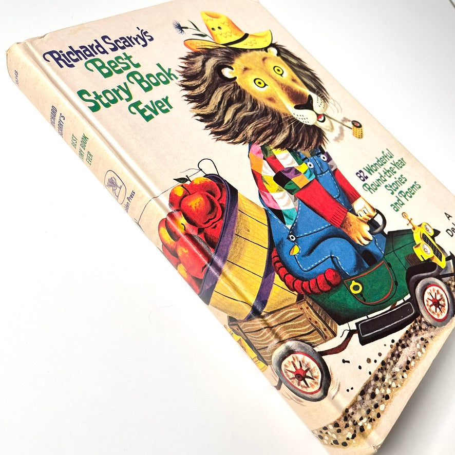 Richard Scarry's Best Story Book Ever 1970 DeLuxe Golden Book