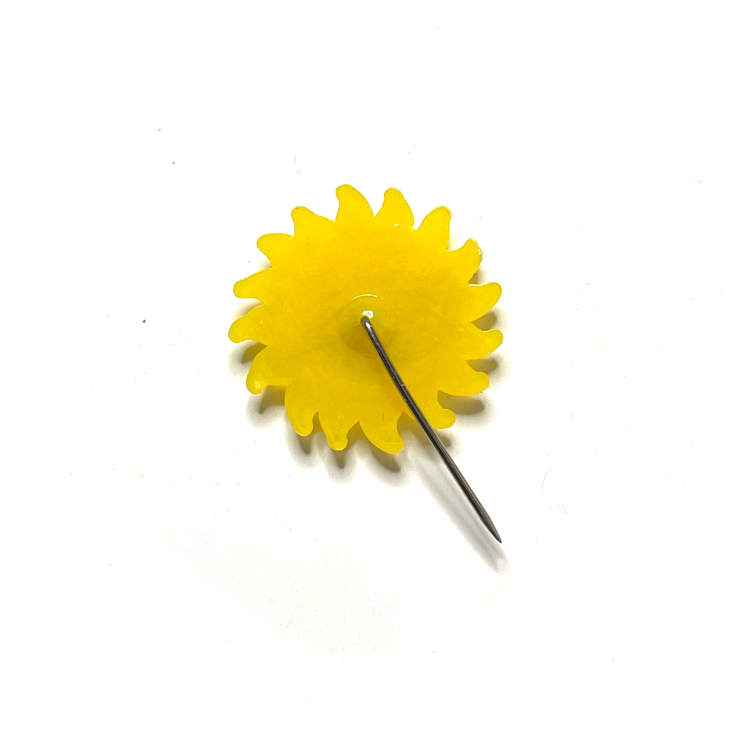 Smiley Face Sun - 60s Vintage Stickpin 0.75"