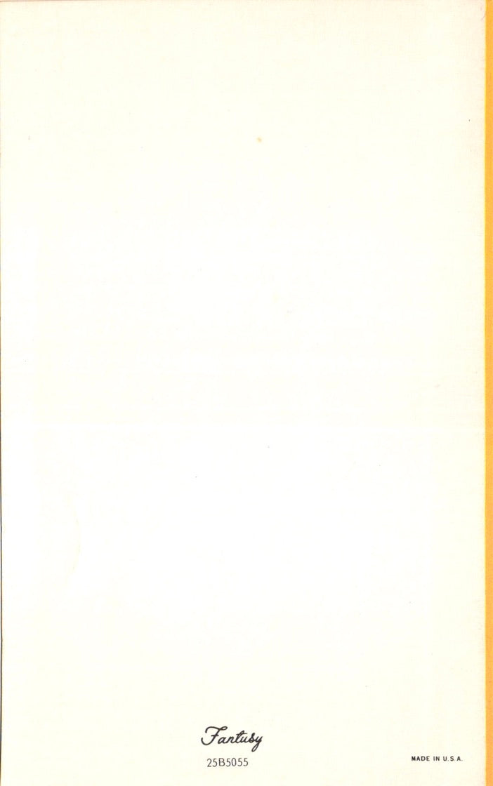 Birthday - Yarn Basket - Vintage Greeting Card - Gold Stamped