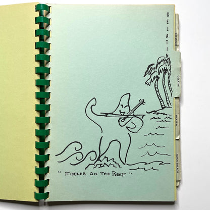 St. John's Divine Salads 1981 Tumon Bay, Guam, Mariana Islands - 80s Vintage Spiral Bound Illustrated Recipe Book