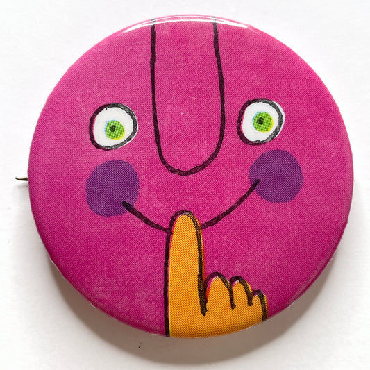 Pop Art Style 2 80s Vintage Pinback Button 1.75"