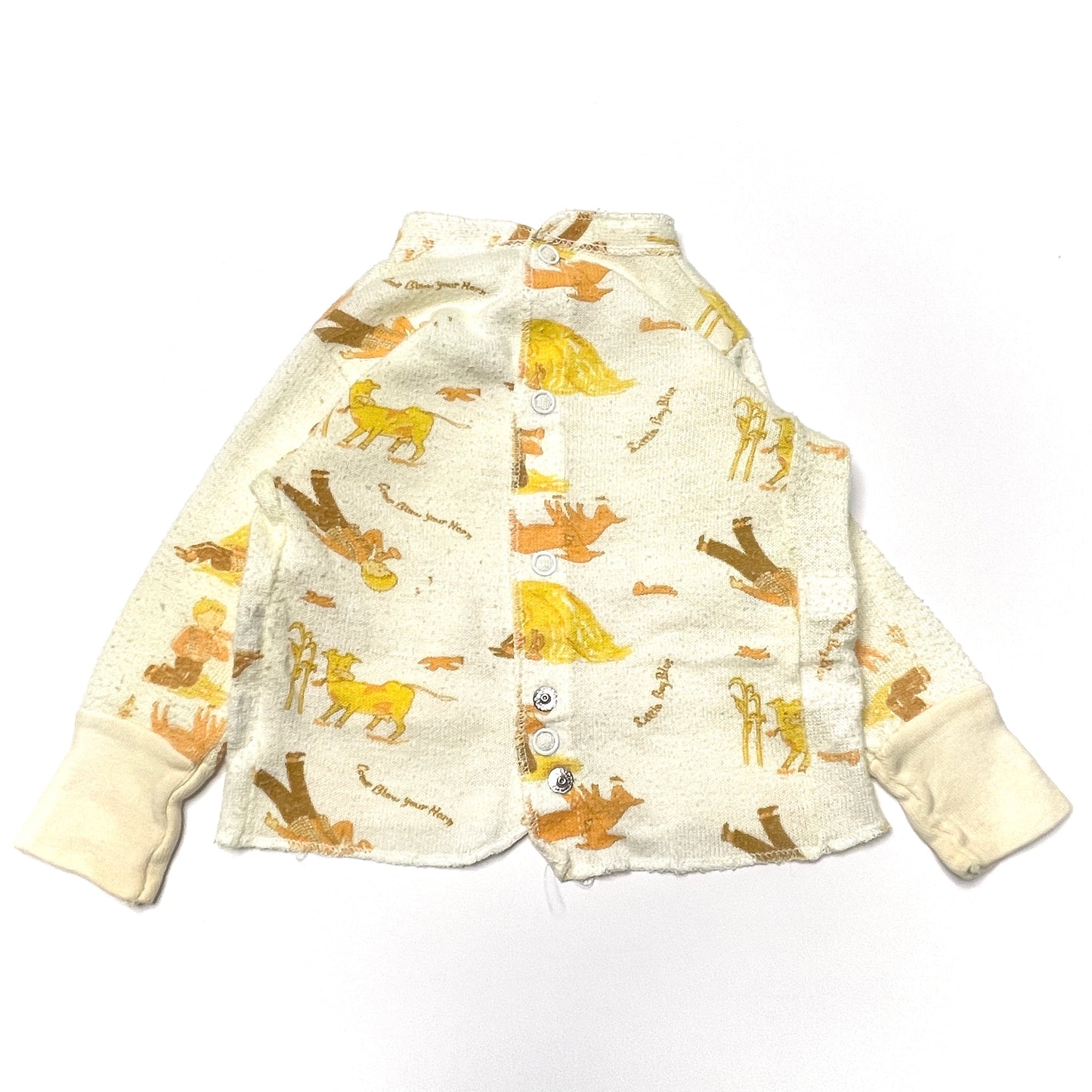 Farm Print Two-Piece Footed Pajamas 12M