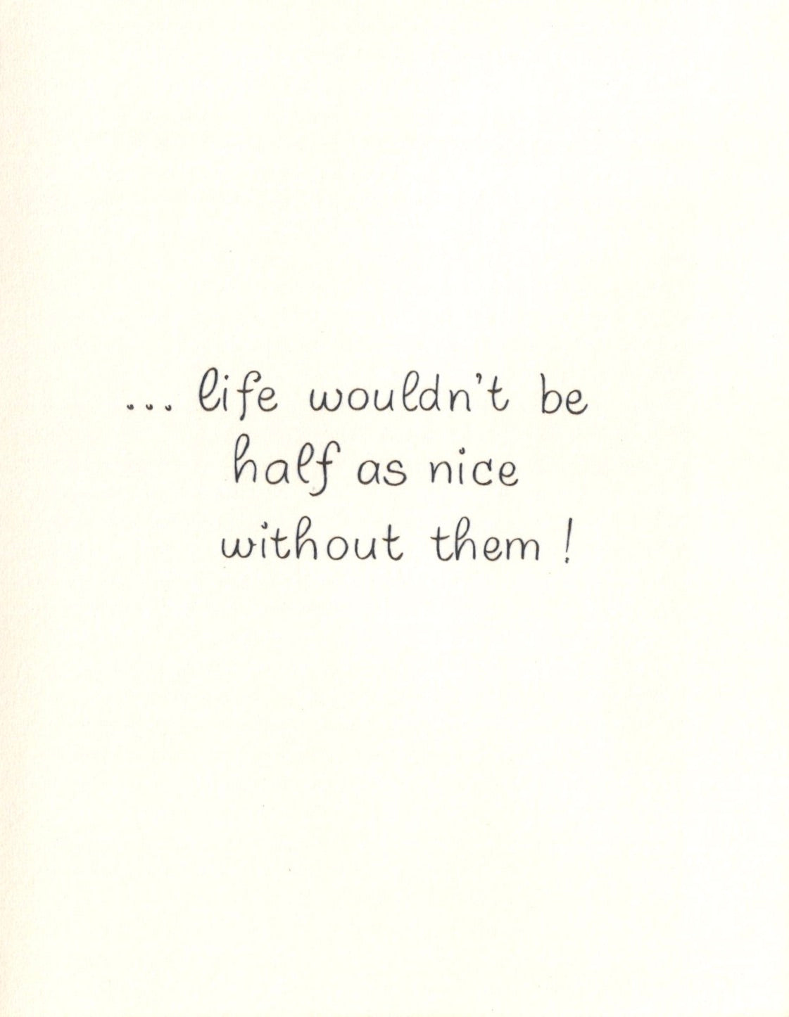 Greetings - Friendship - Vintage Greeting Card