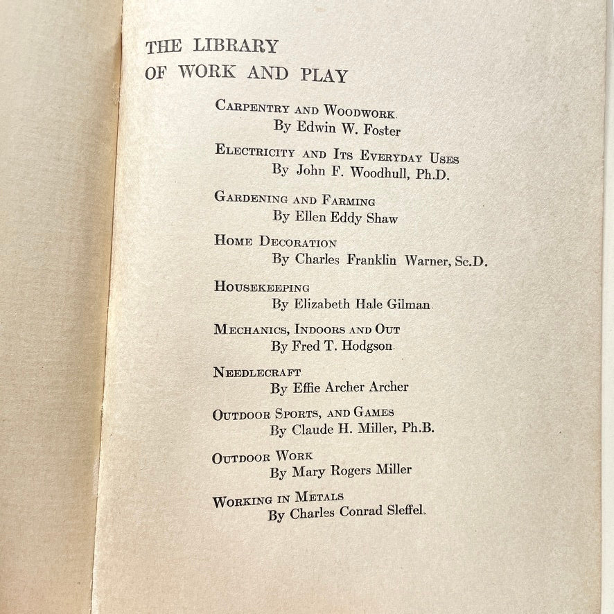 Working in Metals 1916 Illustrated Hardcover Book