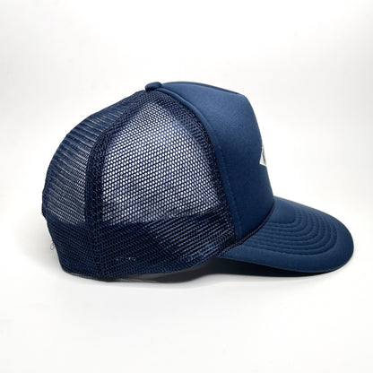 Kenaco Mesh Foam Trucker Hat Vintage Rope Snapback Hat - Navy