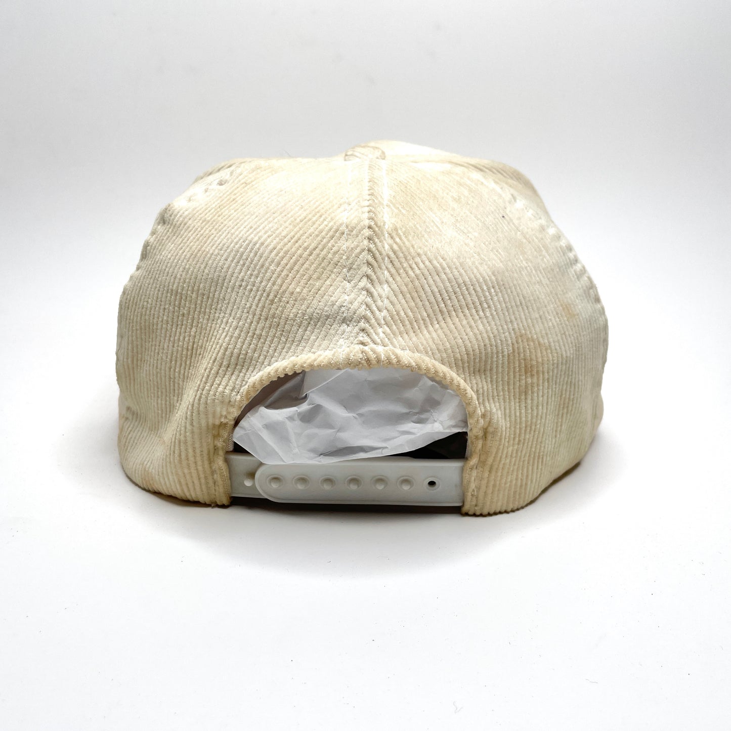 Michigan State Rose Bowl 1988 Corduroy Vintage Snapback Hat - White