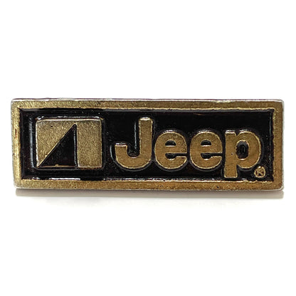 Jeep Logo - 80s Vintage Enamel Pin 1.75"