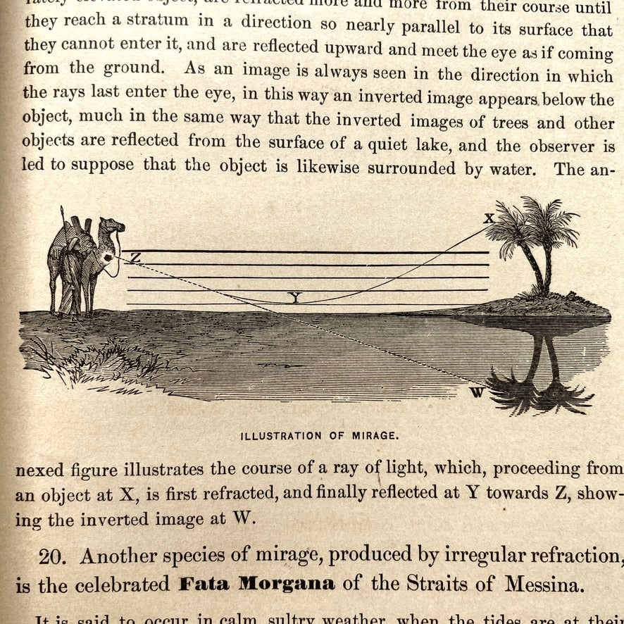 Warren's Physical Geography By D. M. Warren 1873 Cowperthwait & Co. - Antique Hardcover Illustrated Book