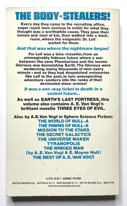 Earth's Last Fortress by A.E. Van Vogt (1977) - Vintage 70s Sci-Fi Paperback Book