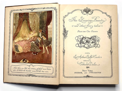 The Sleeping Beauty and Other Fairy Tales c. 1910 - Antique Hardcover, Illustrated