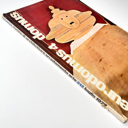 Domus No. 512 1974 Italian Design Magazine
