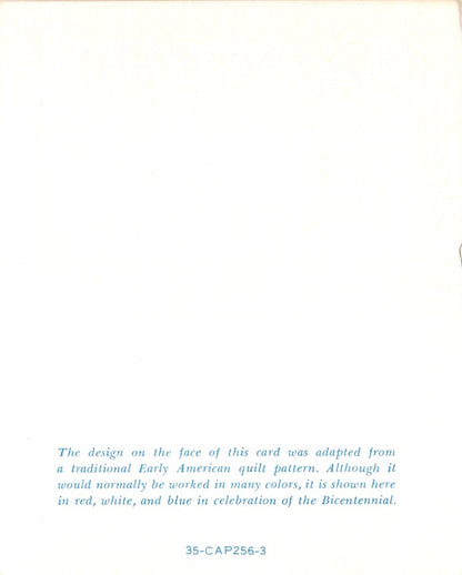 Get Well Soon - Quilt Pattern - Vintage Greeting Card