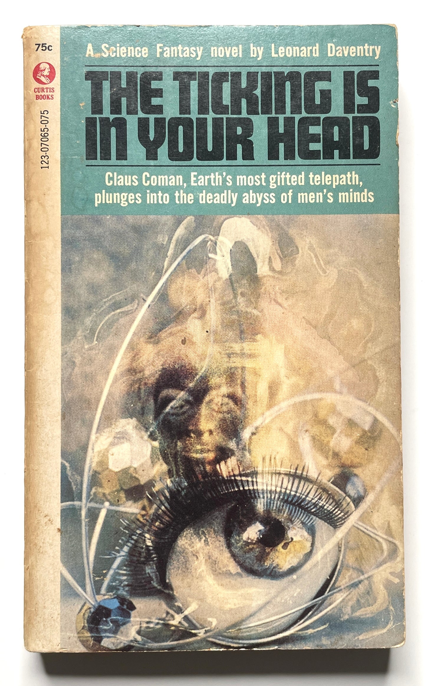 The Ticking is in Your Head by Leonard Daventry (1969) - Vintage 60s Sci-Fi Paperback Book