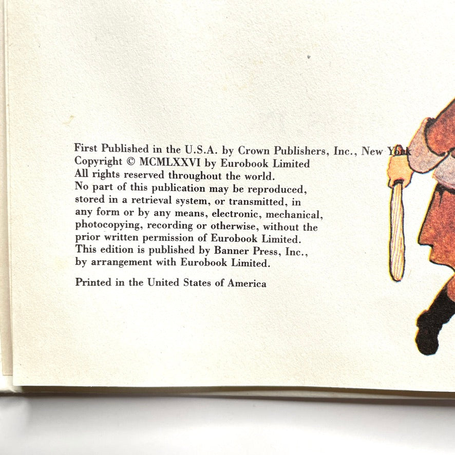 Frank Baber's Mother Goose (Over 300 Nursery Rhymes) 1976 Illustrated Hardcover Book