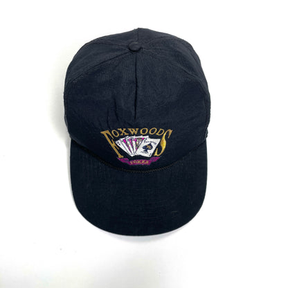 Foxwoods Poker Vintage Rope Snapback Hat - Black