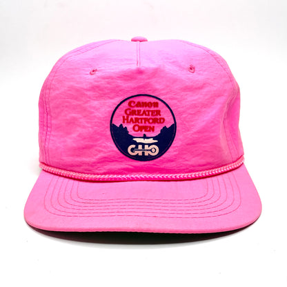 Canon Greater Hartford Open 90s Vintage Strapback Rope Hat - Hot Pink