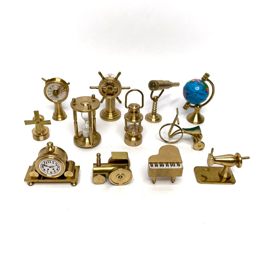 Brass Dollhouse Hobby Miniatures Lot (Holland)