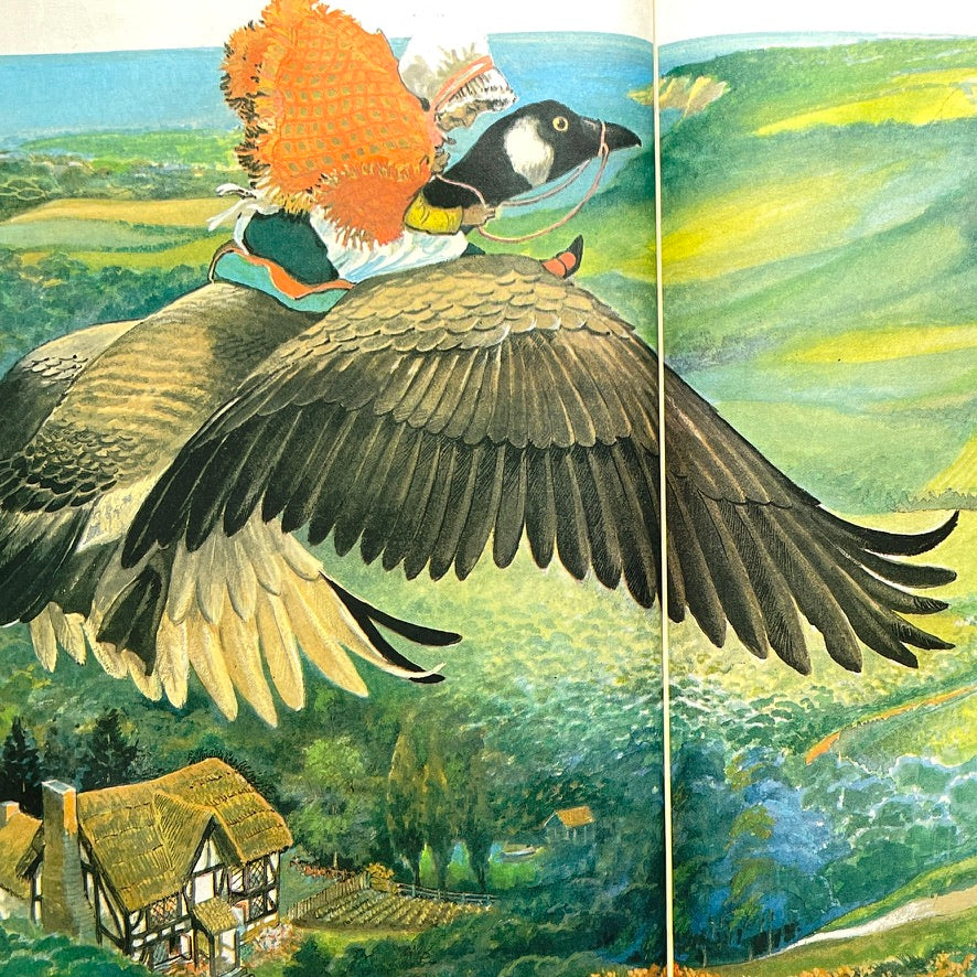 Frank Baber's Mother Goose (Over 300 Nursery Rhymes) 1976 Illustrated Hardcover Book