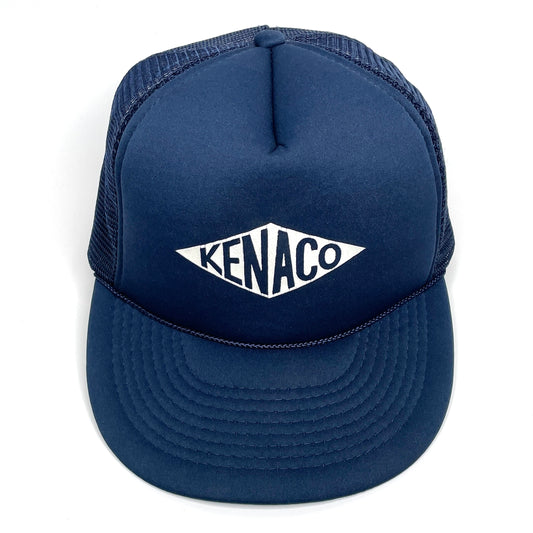 Kenaco Mesh Foam Trucker Hat Vintage Rope Snapback Hat - Navy