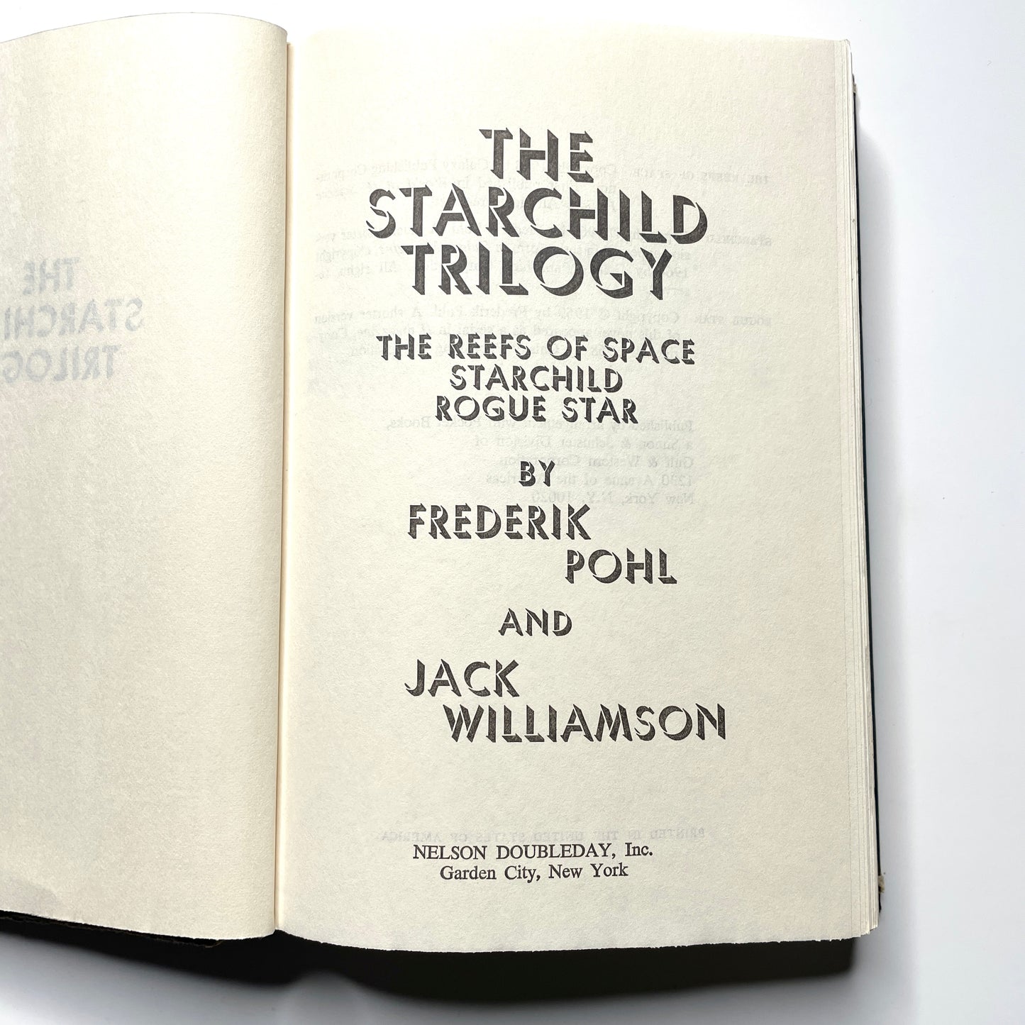 The Starchild Trilogy by Frederik Pohl and Jack Williamson (1969) - Vintage 60s Sci-Fi Hardcover Book