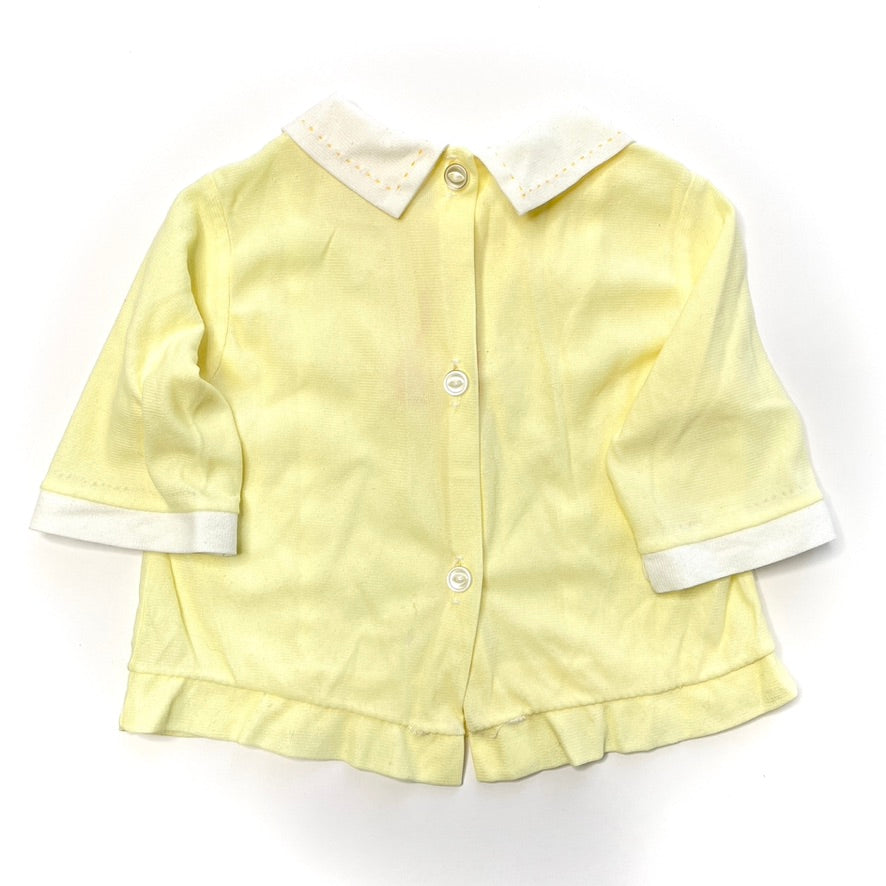 Sailboat Appliqué Yellow Top NB