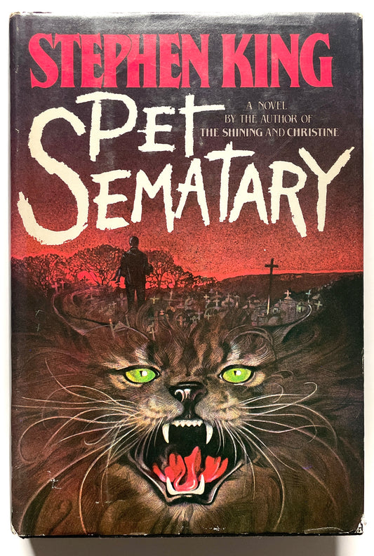 Pet Sematary Stephen King Hardcover Book *1st Book Club, 1st Print* 1983 Doubleday