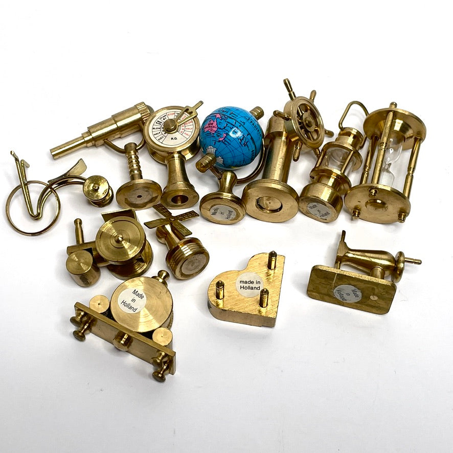 Brass Dollhouse Hobby Miniatures Lot (Holland)