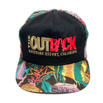 The Outback Keystone Ski Resort Vintage Snapback Hat - Coral