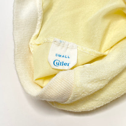 Skunk Embroidery Yellow Footed Sleeper 3-6M