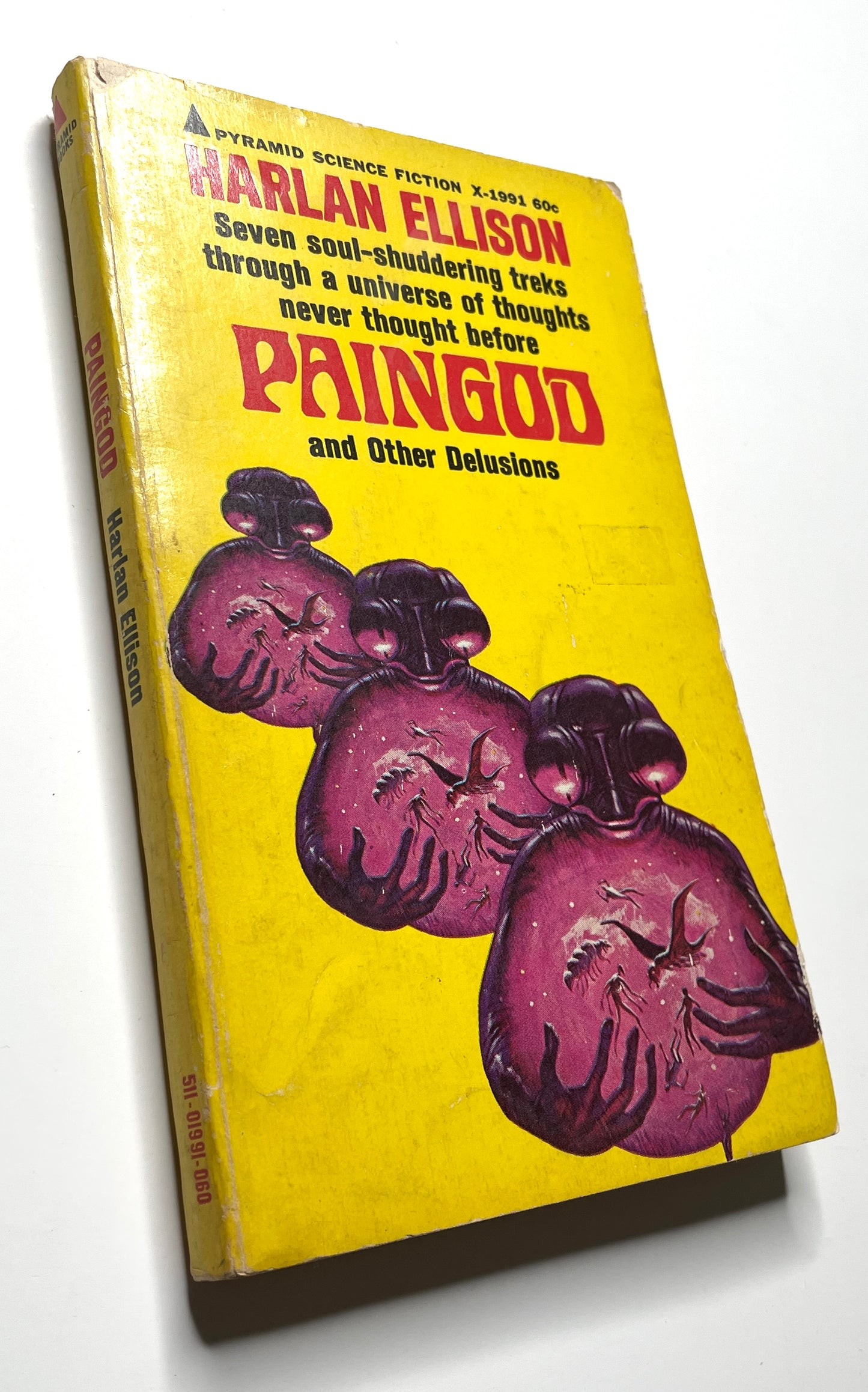Paingod and Other Delusions by Harlan Ellison (1965) - Vintage 60s Sci-Fi Paperback Book