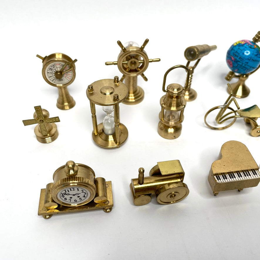 Brass Dollhouse Hobby Miniatures Lot (Holland)