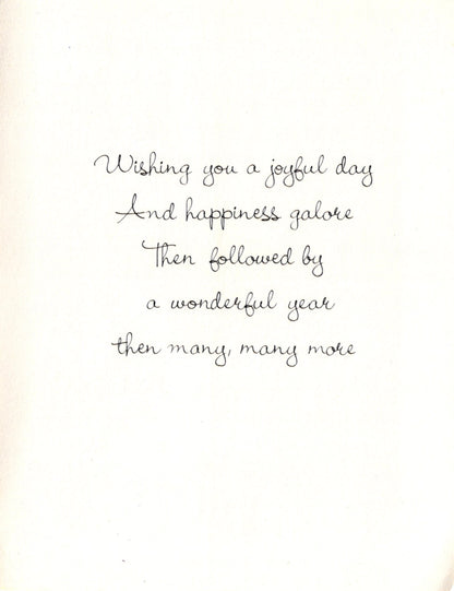 Birthday - Jackolantern - Vintage Greeting Card - 1979 Little Helpers