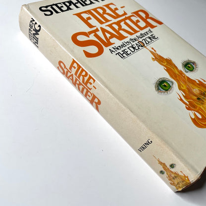Firestarter Stephen King Hardcover Book *1st Book Club, 1st Print* 1980 Viking