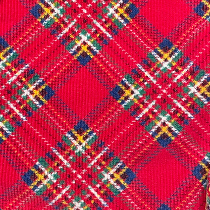Multi-Color Plaid Red Corduroy Overalls *Damage* 18M