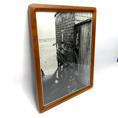 Old House By The Sea (Maine) Vintage New England Photo - Frame Size 12"x15"