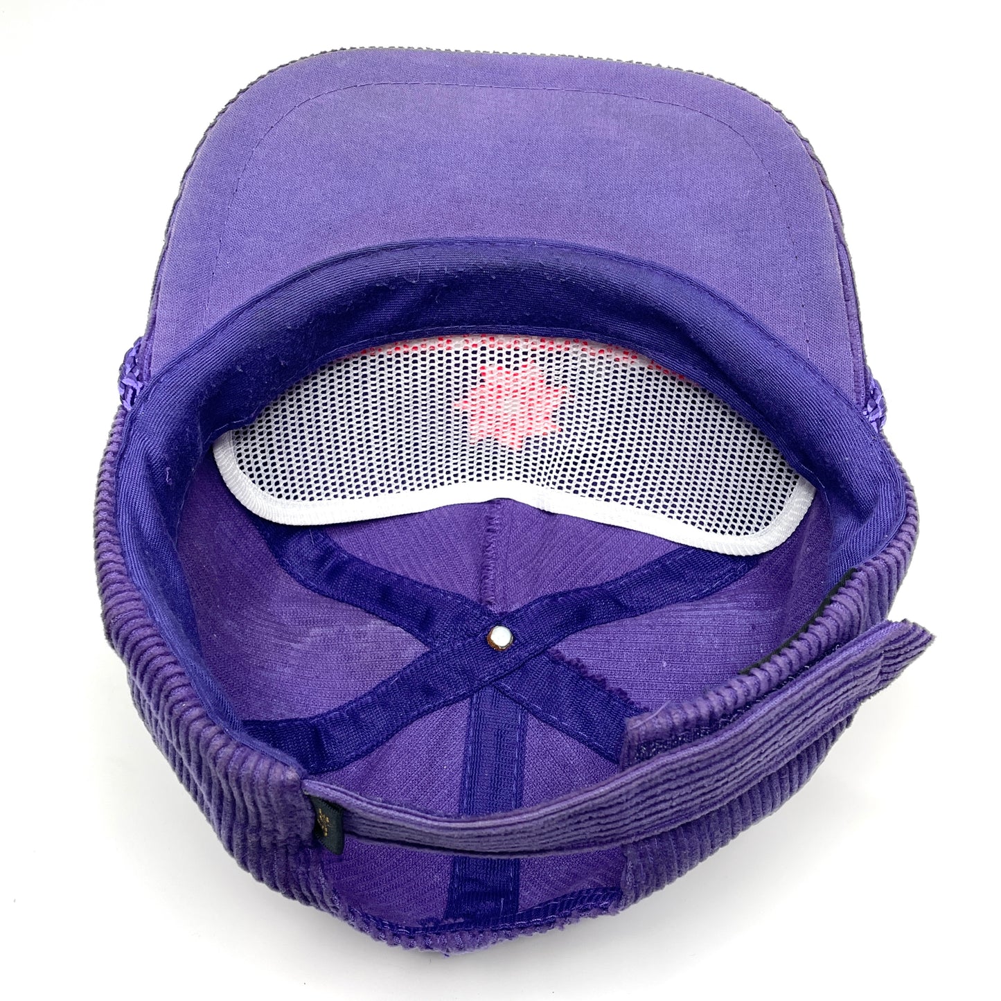 Keystone Ski Resort Corduroy Vintage Velcro Strapback Hat - Purple