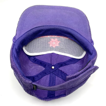 Keystone Ski Resort Corduroy Vintage Velcro Strapback Hat - Purple