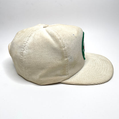Michigan State Rose Bowl 1988 Corduroy Vintage Snapback Hat - White