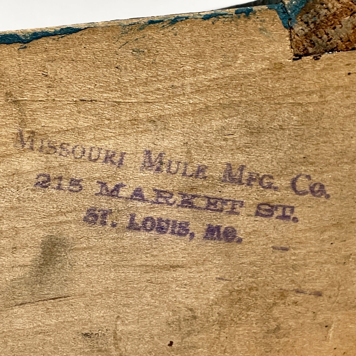 Missouri Mule Mfg. Co. Folk Art Cigarette Dispenser