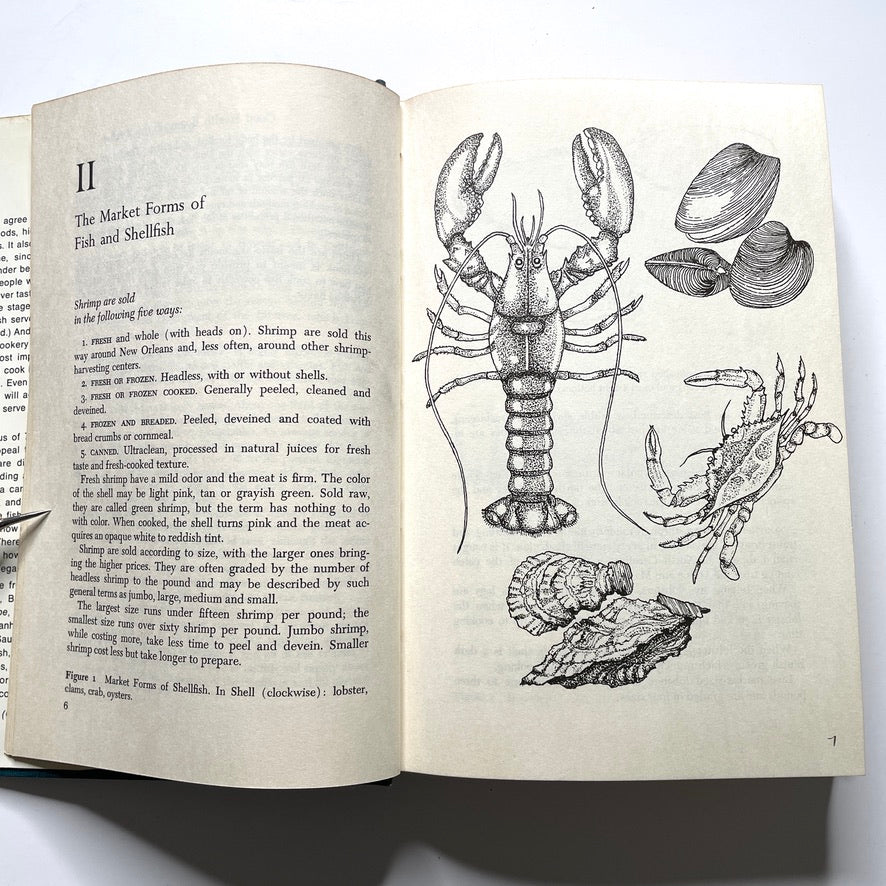 Savor of the Sea Complete Seafood Cookbook 1967 Illustrated Hardcover Book