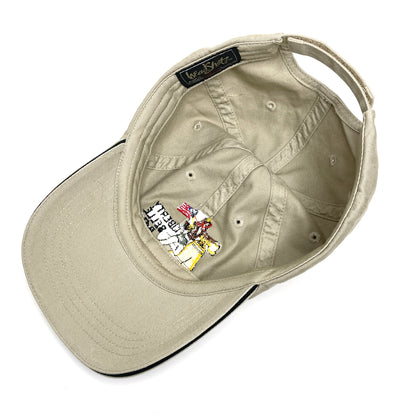 Liberty Belle B-17 Airforce WWII Vintage Strapback Hat - Beige