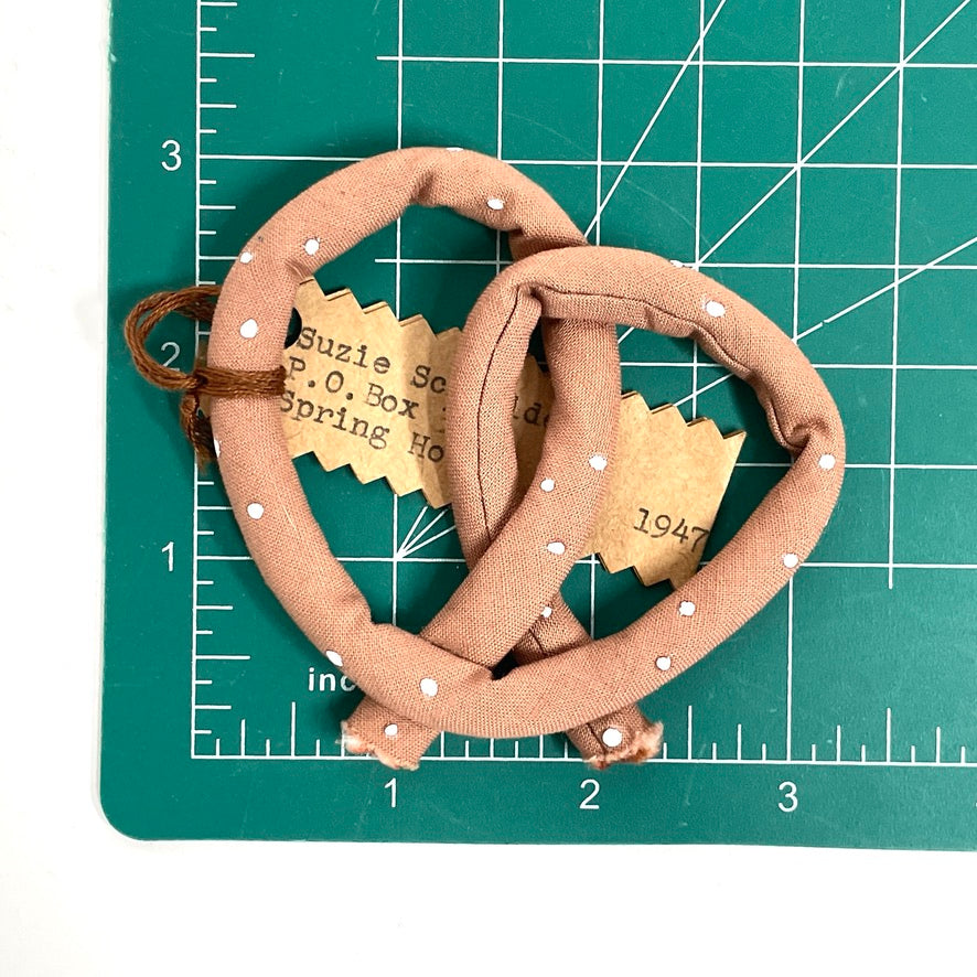 Vintage Handmade Philadelphia Soft Pretzel Keepsake