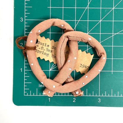 Vintage Handmade Philadelphia Soft Pretzel Keepsake
