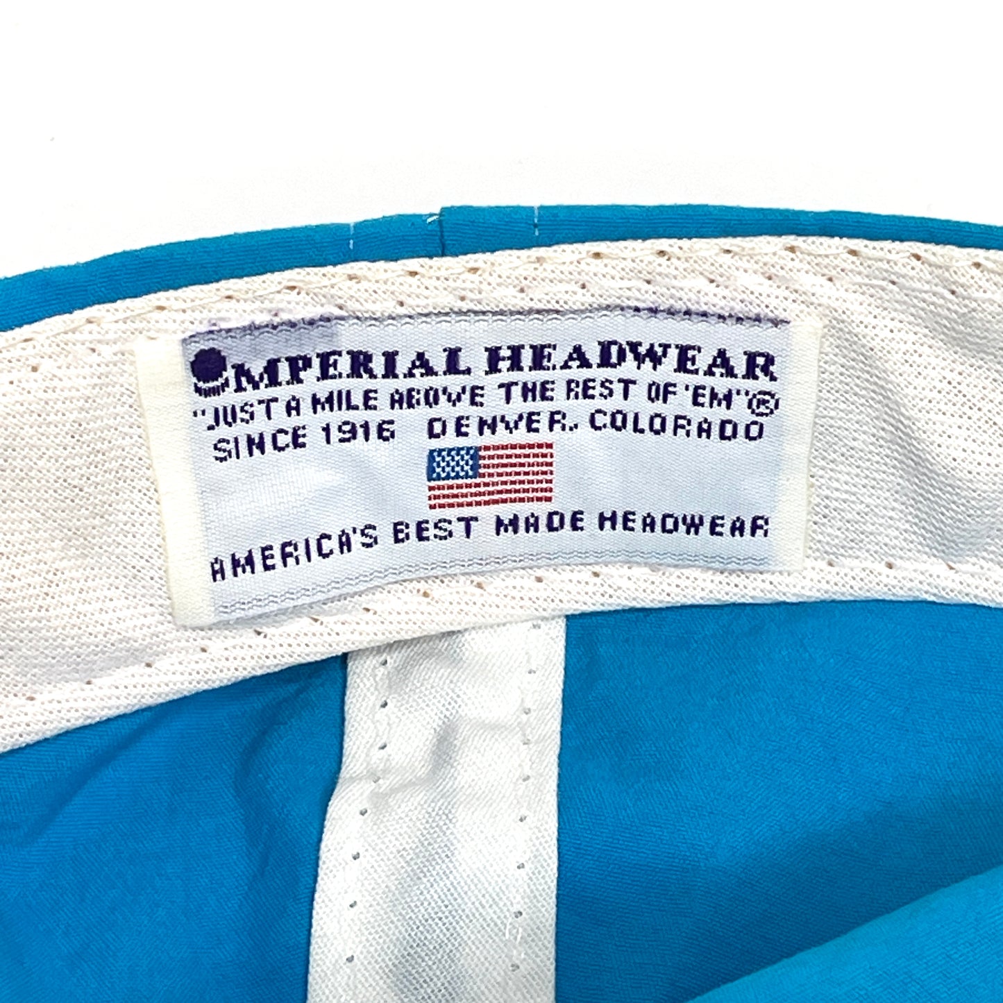 The Phoenician AZ Vintage Rope Strapback Hat - Blue