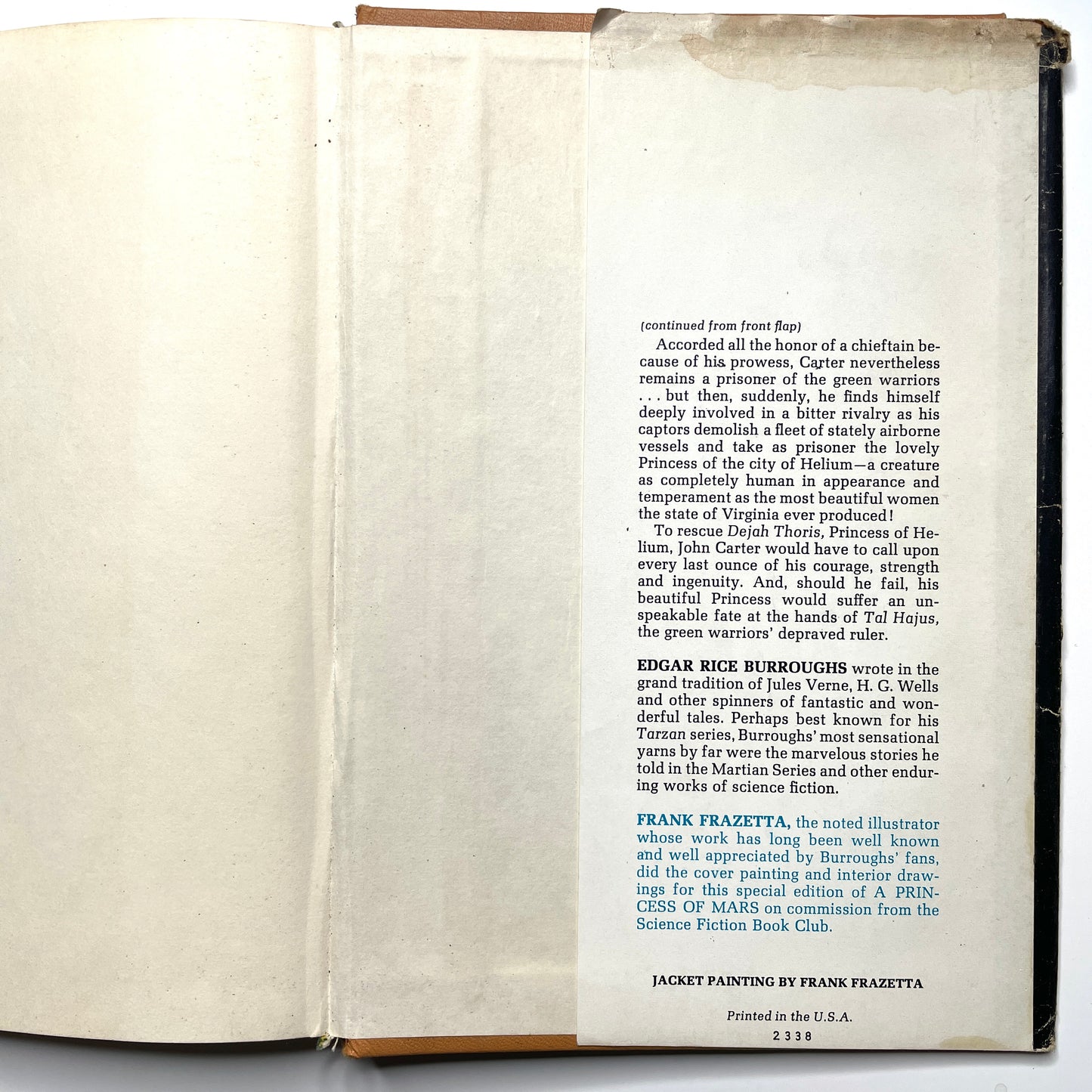 A Princess of Mars by Edgar Rice Burroughs (1912) - Vintage 70s Sci-Fi Book