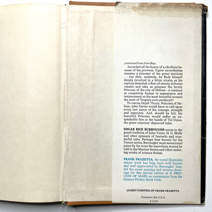 A Princess of Mars by Edgar Rice Burroughs (1912) - Vintage 70s Sci-Fi Book