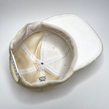 Michigan State Rose Bowl 1988 Corduroy Vintage Snapback Hat - White