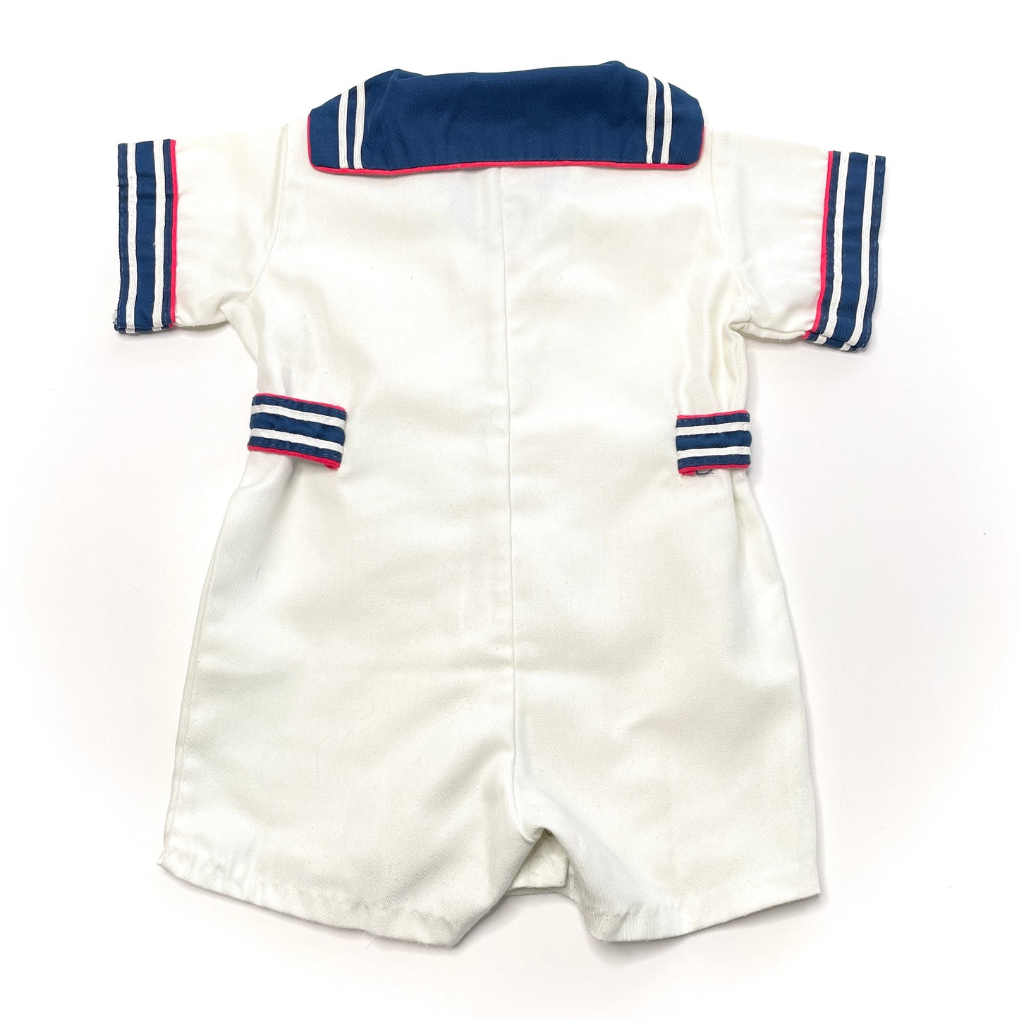 Sailor Zipper Front Romper 18M