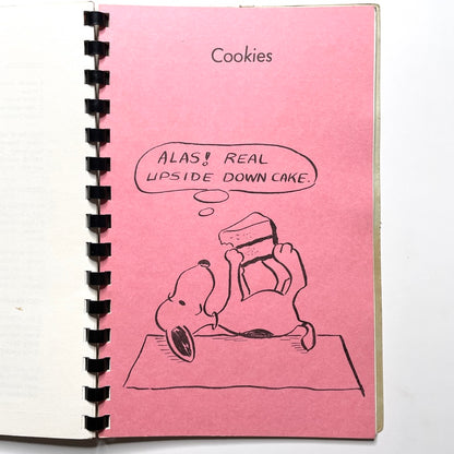 Snoopy & Peanuts "Pot Pourri" Cookbook - 60s Vintage Illustrated Spiral Bound Recipe Book