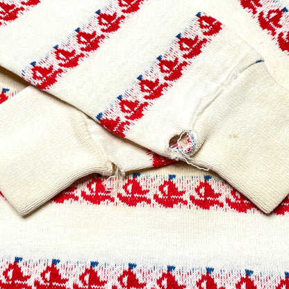 Sailboat Pattern Long Sleeve Shirt *Damage* 9M